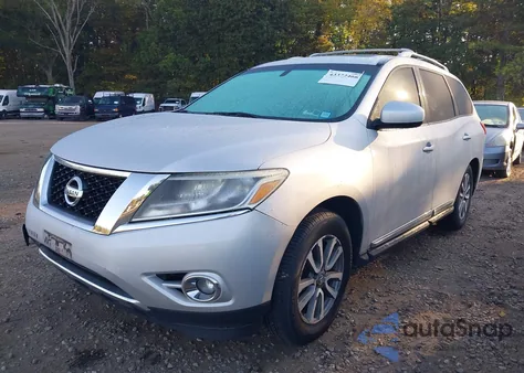 2013 Nissan Pathfinder Sl z USA, uszkodzony, nr VIN 5N1AR2MM0DC665290